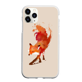 Чехол для iPhone 11 Pro матовый с принтом Paint Fox в Екатеринбурге, Силикон |  | Тематика изображения на принте: cute | fox | foxes | ginger | paint | tail | забавная | краска | лис | лиса | лисица | лисицы | лисичка | лисички | лисы | милая | рыжая | рыжие | смешная | фыр | хвост | хвосты