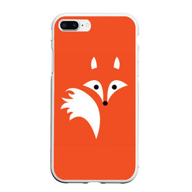 Чехол для iPhone 7Plus/8 Plus матовый с принтом Лисичка в Екатеринбурге, Силикон | Область печати: задняя сторона чехла, без боковых панелей | cute | fox | foxes | ginger | tail | забавная | лис | лиса | лисица | лисицы | лисичка | лисички | лисы | милая | рыжая | рыжие | смешная | фыр | хвост | хвосты