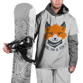 Накидка на куртку 3D с принтом Hello Fox в Екатеринбурге, 100% полиэстер |  | cute | fox | foxes | ginger | hello | tail | забавная | лис | лиса | лисица | лисицы | лисичка | лисички | лисы | милая | привет | рыжая | рыжие | смешная | фыр | хвост | хвосты