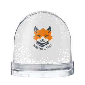 Водяной шар с принтом Hello Fox в Екатеринбурге, Пластик | Изображение внутри шара печатается на глянцевой фотобумаге с двух сторон | cute | fox | foxes | ginger | hello | tail | забавная | лис | лиса | лисица | лисицы | лисичка | лисички | лисы | милая | привет | рыжая | рыжие | смешная | фыр | хвост | хвосты