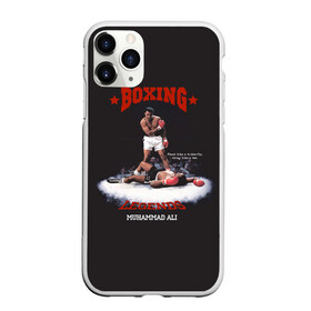 Чехол для iPhone 11 Pro Max матовый с принтом Мухамед Али в Екатеринбурге, Силикон |  | boxing | muhammad ali | sport | бокс | боксер | легенда | мухамед али | спорт