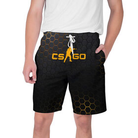 Мужские шорты 3D с принтом Counter-Strike в Екатеринбурге,  полиэстер 100% | прямой крой, два кармана без застежек по бокам. Мягкая трикотажная резинка на поясе, внутри которой широкие завязки. Длина чуть выше колен | 