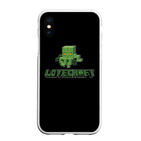 Чехол для iPhone XS Max матовый с принтом Lovecraft Ктулху в Екатеринбурге, Силикон | Область печати: задняя сторона чехла, без боковых панелей | craft | creeper | enderman | mine | minecraft | miner | online | skeleton | sword | tnt | world | zombie | динамит | зомби | игра | игры | кирка | крипер | майнер | майнкрафт | меч | мир | онлайн | скелетон