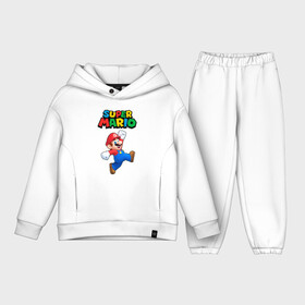 Детский костюм хлопок Oversize с принтом SUPER MARIO в Екатеринбурге,  |  | super mario | денди | игра | марио | сега