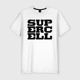 Мужская футболка хлопок Slim с принтом SUPERCELL в Екатеринбурге, 92% хлопок, 8% лайкра | приталенный силуэт, круглый вырез ворота, длина до линии бедра, короткий рукав | supercell | игра | клеш | клэш | суперселл