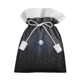 Подарочный 3D мешок с принтом Гексагон в Екатеринбурге, 100% полиэстер | Размер: 29*39 см | hexagon | metal | pattern | steel | гексагон | метал | паттерн | сталь | текстуры | шестиугольник