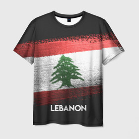 Мужская футболка 3D с принтом LEBANON(Ливан) в Екатеринбурге, 100% полиэфир | прямой крой, круглый вырез горловины, длина до линии бедер | lebanon | urban | город | ливан | мир | путешествие | символика | страны | флаг