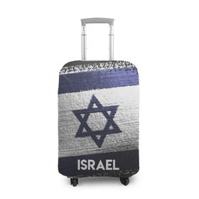 Чехол для чемодана 3D с принтом Israel(Израиль) в Екатеринбурге, 86% полиэфир, 14% спандекс | двустороннее нанесение принта, прорези для ручек и колес | israel | urban | город | израиль | мир | путешествие | символика | страны | флаг