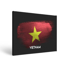 Холст прямоугольный с принтом VIETNAM(Вьетнам) в Екатеринбурге, 100% ПВХ |  | urban | vietnam | город | мир | путешествие | символика | страны | флаг