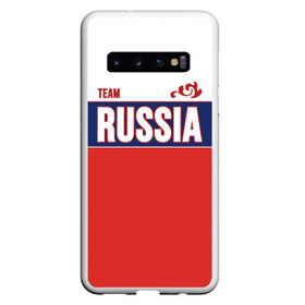 Чехол для Samsung Galaxy S10 с принтом Team Russia в Екатеринбурге, Силикон | Область печати: задняя сторона чехла, без боковых панелей | Тематика изображения на принте: community | country | moscow | ornament | pattern | russia | russian | sport | style | team | комюнити | москва | надпись | орнамент | россия | русская | русский | спорт | стиль | страна | узор