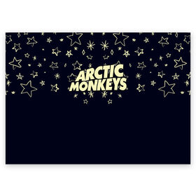 Поздравительная открытка с принтом Arctic Monkeys в Екатеринбурге, 100% бумага | плотность бумаги 280 г/м2, матовая, на обратной стороне линовка и место для марки
 | Тематика изображения на принте: 