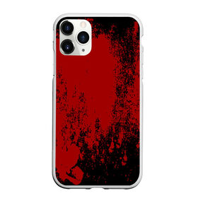 Чехол для iPhone 11 Pro Max матовый с принтом Red blood в Екатеринбурге, Силикон |  | halloween | брызги красок | брызги крови | картина кровью | красные пятна | кровавая абстракция | кровавые пятна | кровь | пятна краски