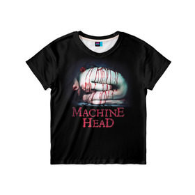 Детская футболка 3D с принтом Machine Head 11 в Екатеринбурге, 100% гипоаллергенный полиэфир | прямой крой, круглый вырез горловины, длина до линии бедер, чуть спущенное плечо, ткань немного тянется | machine head | машин хед