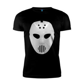 Мужская футболка премиум с принтом Маска Angerfist в Екатеринбурге, 92% хлопок, 8% лайкра | приталенный силуэт, круглый вырез ворота, длина до линии бедра, короткий рукав | angerfist | gabba | gabber | hardcore | mask | music | rave | габбер | маска | музыка | рейв | рэйв