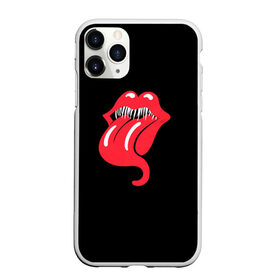 Чехол для iPhone 11 Pro матовый с принтом Monsters Kiss в Екатеринбурге, Силикон |  | halloween | jagger | lips | mick | monster | rock | rolling | stones | tongue | tooth | вольные | губы | джаггер | зубы | камни | катящиеся | мик | монстер | рок | странники | хеллоуин | хэллоуин | язык