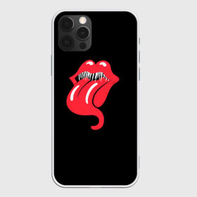 Чехол для iPhone 12 Pro Max с принтом Monsters Kiss в Екатеринбурге, Силикон |  | Тематика изображения на принте: halloween | jagger | lips | mick | monster | rock | rolling | stones | tongue | tooth | вольные | губы | джаггер | зубы | камни | катящиеся | мик | монстер | рок | странники | хеллоуин | хэллоуин | язык