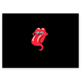 Поздравительная открытка с принтом Monsters Kiss в Екатеринбурге, 100% бумага | плотность бумаги 280 г/м2, матовая, на обратной стороне линовка и место для марки
 | Тематика изображения на принте: halloween | jagger | lips | mick | monster | rock | rolling | stones | tongue | tooth | вольные | губы | джаггер | зубы | камни | катящиеся | мик | монстер | рок | странники | хеллоуин | хэллоуин | язык