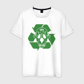 Мужская футболка хлопок с принтом Экология в Екатеринбурге, 100% хлопок | прямой крой, круглый вырез горловины, длина до линии бедер, слегка спущенное плечо. | pharaoh | глеб голубин | фара | фараон | фараох
