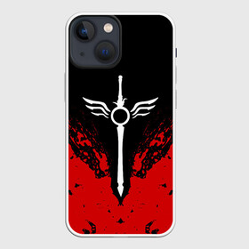 Чехол для iPhone 13 mini с принтом DMC SWORD в Екатеринбурге,  |  | dante | devil may cry | devil may cry 5 | dmc | game | hell | play | sword | ад | данте | игры | компьютерные игры 2019 | меч