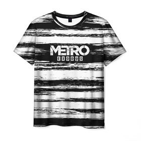 Мужская футболка 3D с принтом METRO: Exodus в Екатеринбурге, 100% полиэфир | прямой крой, круглый вырез горловины, длина до линии бедер | Тематика изображения на принте: 