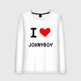 Женский лонгслив хлопок с принтом Johnyboy 8 в Екатеринбурге, 100% хлопок |  | johnyboy | денис василенко | джонибой