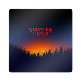 Магнит виниловый Квадрат с принтом STRANGER THINGS в Екатеринбурге, полимерный материал с магнитным слоем | размер 9*9 см, закругленные углы | Тематика изображения на принте: 011 | eleven | friends don t lie | netflix | stranger things | демогоргон | нетфликс | одиннадцатая | очень странные дела | сериалы