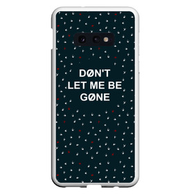 Чехол для Samsung S10E с принтом DONT LET ME BE GONE в Екатеринбурге, Силикон | Область печати: задняя сторона чехла, без боковых панелей | Тематика изображения на принте: 21 pilots | dont let me be gone | josh dun | music | rock | twenty one pilots | tyler joseph | джош дан | музыка | рок | тайлер джозеф