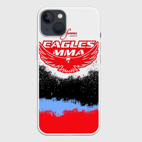 Чехол для iPhone 13 с принтом Eagles MMA в Екатеринбурге,  |  | Тематика изображения на принте: khabib | ufc | борьба | грепплинг | дагестан | дзюдо | нурмагомедов | орёл | самбо | хабиб