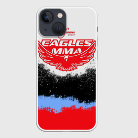 Чехол для iPhone 13 mini с принтом Eagles MMA в Екатеринбурге,  |  | khabib | ufc | борьба | грепплинг | дагестан | дзюдо | нурмагомедов | орёл | самбо | хабиб