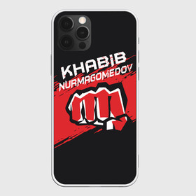 Чехол для iPhone 12 Pro с принтом KHABIB NURMAGOMEDOV. в Екатеринбурге, силикон | область печати: задняя сторона чехла, без боковых панелей | Тематика изображения на принте: abstract | geometry | khabib | khabib nurmagomedov | mma | sport | texture | абстракция | вектор | геометрия | кулак | мма | смешанные боевые искусства | спорт | текстура | хабиб | хабиб нурмагомедов