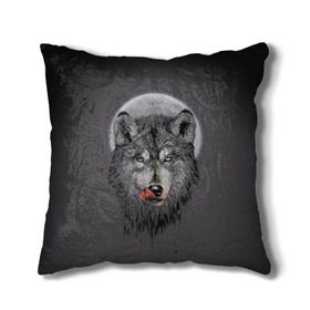 Подушка 3D с принтом Волк Облизывается в Екатеринбурге, наволочка – 100% полиэстер, наполнитель – холлофайбер (легкий наполнитель, не вызывает аллергию). | состоит из подушки и наволочки. Наволочка на молнии, легко снимается для стирки | forest | grey | moon | werewolf | werewolfs | white | wolf | wolfs | белый | волк | волки | волчата | волченок | волчица | волчицы | лес | луна | оборотень | оборотни | серый | язык