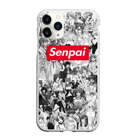 Чехол для iPhone 11 Pro Max матовый с принтом SENPAI в Екатеринбурге, Силикон |  | ahegao | anime | face | girl | girls | sempai | senpai | аниме | ахегао | белые | девушки | коллаж | семпай | сенпай | тян | тянка | тянки | тяночки | фейс | чб | черное