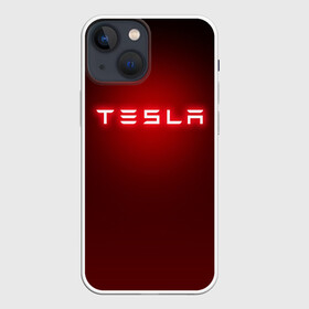 Чехол для iPhone 13 mini с принтом TESLA в Екатеринбурге,  |  | brand | car | elon mask | tesla | авто | бренд | илон | илон маск | маск | машина | тесла | электрокар