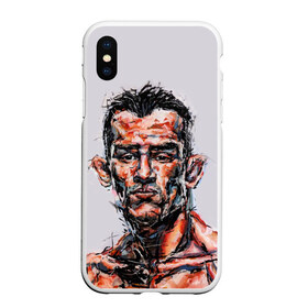 Чехол для iPhone XS Max матовый с принтом Tony Ferguson в Екатеринбурге, Силикон | Область печати: задняя сторона чехла, без боковых панелей | mma | ufc | арманн | бокс | борьба | джиу джитсу | кукуй | тони | фергюсон | эль | энтони