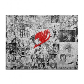 Обложка для студенческого билета с принтом Fairy Tail в Екатеринбурге, натуральная кожа | Размер: 11*8 см; Печать на всей внешней стороне | Тематика изображения на принте: anime | fairy tail | аниме | сёнэн | хвост феи