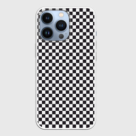 Чехол для iPhone 13 Pro с принтом Checkerboard в Екатеринбурге,  |  | белая | бойчик | вдудь | дудь | иванов | клетка. ячейка | кубики | орнамент | френдзона | чача | чёрная | шахматная. доска | шашечки