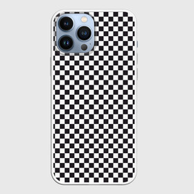 Чехол для iPhone 13 Pro Max с принтом Checkerboard в Екатеринбурге,  |  | белая | бойчик | вдудь | дудь | иванов | клетка. ячейка | кубики | орнамент | френдзона | чача | чёрная | шахматная. доска | шашечки