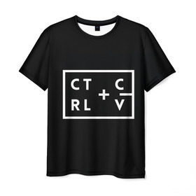 Мужская футболка 3D с принтом Ctrl-c,Ctrl-v Программирование в Екатеринбурге, 100% полиэфир | прямой крой, круглый вырез горловины, длина до линии бедер | c | c++ и objective c | cntr v | cntrl | code | habr | java | javascript | php | programming | python | ruby | stackoverflow | this | дизайнеры | как | кодим | можем