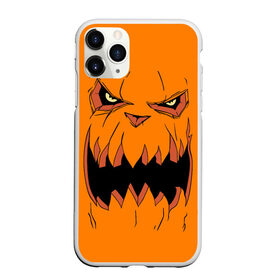 Чехол для iPhone 11 Pro матовый с принтом Halloween в Екатеринбурге, Силикон |  | halloween | orange | pumpkin | scary | оранжевая | страшная | тыква | ужас | хэллоуин