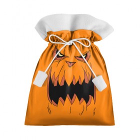 Подарочный 3D мешок с принтом Halloween в Екатеринбурге, 100% полиэстер | Размер: 29*39 см | halloween | orange | pumpkin | scary | оранжевая | страшная | тыква | ужас | хэллоуин