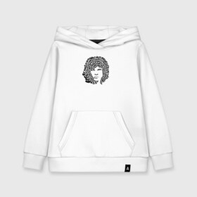 Детская толстовка хлопок с принтом Jim Morrison в Екатеринбурге, 100% хлопок | Круглый горловой вырез, эластичные манжеты, пояс, капюшен | Тематика изображения на принте: jim morrison | the cristal ship | the doors | джим моррисон | доорз