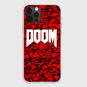 Чехол для iPhone 12 Pro с принтом DOOM в Екатеринбурге, силикон | область печати: задняя сторона чехла, без боковых панелей | devil | doom | hell | mark of the doom slayer | slayer | ад | гарнил | дум | знаки | иероглифы | компьютерные игры 2019 | преисподняя | символ | солдат