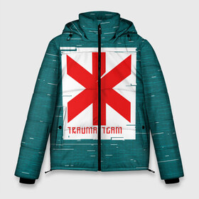 Мужская зимняя куртка 3D с принтом TRAUMA TEAM в Екатеринбурге, верх — 100% полиэстер; подкладка — 100% полиэстер; утеплитель — 100% полиэстер | длина ниже бедра, свободный силуэт Оверсайз. Есть воротник-стойка, отстегивающийся капюшон и ветрозащитная планка. 

Боковые карманы с листочкой на кнопках и внутренний карман на молнии. | 2019 | cd project red | cyberpunk 2077 | future | hack | night city | samurai | sci fi | андроиды | безумие | будущее | киберпанк 2077 | логотип | роботы | самураи | фантастика | цифры