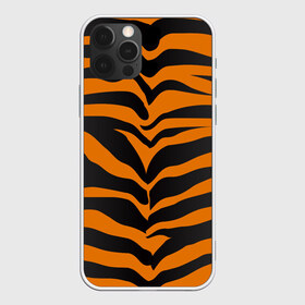 Чехол для iPhone 12 Pro Max с принтом Тигр в Екатеринбурге, Силикон |  | кошка | окрас | полосы | хищник