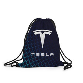 Рюкзак-мешок 3D с принтом Tesla Motors в Екатеринбурге, 100% полиэстер | плотность ткани — 200 г/м2, размер — 35 х 45 см; лямки — толстые шнурки, застежка на шнуровке, без карманов и подкладки | auto | car | cars | coil | electro | elon | future | logo | moto | motors | musk | pixel | tesla | авто | автомобили | автомобиль | будущее | илон | лого | логотип | маск | мото | моторс | символ | тесла | электричество | электро