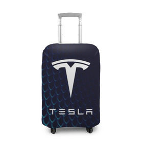 Чехол для чемодана 3D с принтом Tesla Motors в Екатеринбурге, 86% полиэфир, 14% спандекс | двустороннее нанесение принта, прорези для ручек и колес | auto | car | cars | coil | electro | elon | future | logo | moto | motors | musk | pixel | tesla | авто | автомобили | автомобиль | будущее | илон | лого | логотип | маск | мото | моторс | символ | тесла | электричество | электро