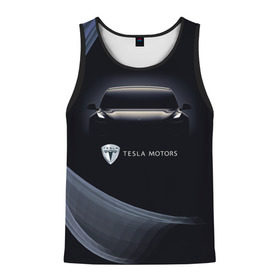 Мужская майка 3D с принтом Tesla Model 3 в Екатеринбурге, 100% полиэстер | круглая горловина, приталенный силуэт, длина до линии бедра. Пройма и горловина окантованы тонкой бейкой | auto | car | cars | coil | electro | elon | future | logo | moto | motors | musk | pixel | tesla | авто | автомобили | автомобиль | будущее | илон | лого | логотип | маск | мото | моторс | символ | тесла | электричество | электро