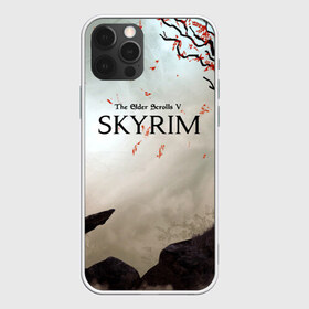 Чехол для iPhone 12 Pro Max с принтом The Elder Scrolls SKYRIM 5 в Екатеринбурге, Силикон |  | Тематика изображения на принте: art game | art skyrim | forest | game | skyrim | the elder scrolls v skyrim | горы | довакин | древние свитки | игра | лес | небо | скайрим