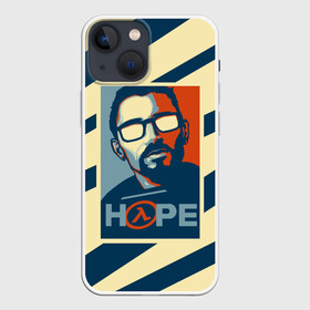 Чехол для iPhone 13 mini с принтом HOPE Half Life в Екатеринбурге,  |  | counter | fps | freeman | game | games | gordon | half | half life | life | portal | shooter | strike | valve | вэльв | гордон | игра | игры | контр | контра | лайф | портал | страйк | фпс | фримен | халва | халф | халф лайф | шутер