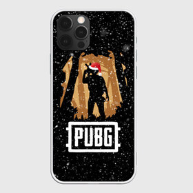 Чехол для iPhone 12 Pro Max с принтом Новогодний PUBG в Екатеринбурге, Силикон |  | Тематика изображения на принте: 2019 | 2020 | 2021 | chicken | dinner | game | games | new | pubg | winner | year | год | игра | игрок | игры | новогодний | новый | пабг | подарки | подарок | праздник | рождество | сковорода | сковородка | шапка | шапочка